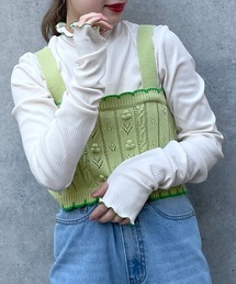 w closet | ランダムテレコフィンガーホールプルオーバー(Tシャツ/カットソー)