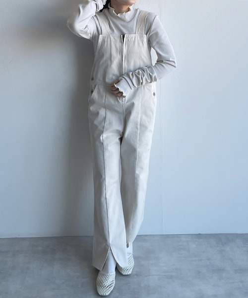 w closet（ダブルクローゼット）の「ランダムテレコフィンガーホールプルオーバー（Tシャツ/カットソー・レディース・アイボリー/イエロー/サックスブルー系1/ブラック・FREE）」の22枚目の写真