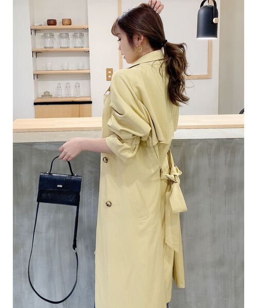 GYDA（ジェイダ）の「LOOSEトレンチコート（トレンチコート・レディース・ベージュ/オフホワイト/イエロー・FREE）」の18枚目の写真