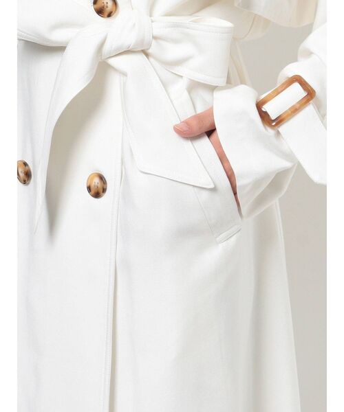 GYDA（ジェイダ）の「LOOSEトレンチコート（トレンチコート・レディース・ベージュ/オフホワイト/イエロー・FREE）」の22枚目の写真