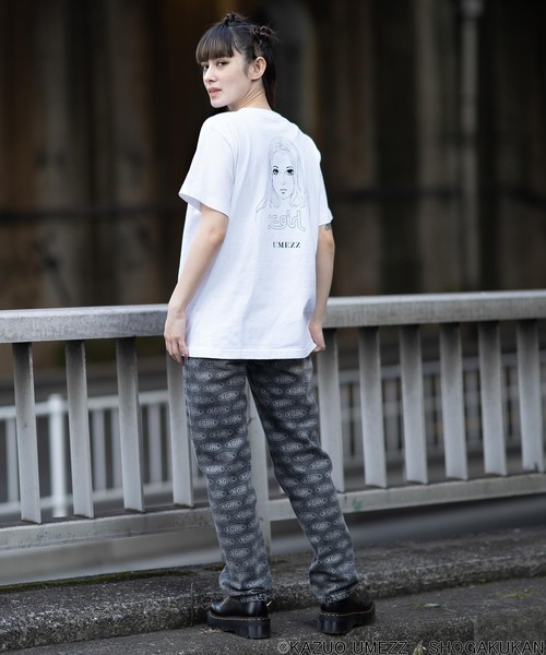 X-girl（エックスガール）の「X-girl × UMEZZ FACE S/S TEE（Tシャツ/カットソー・レディース・ホワイト・LARGE/MEDIUM）」の11枚目の写真