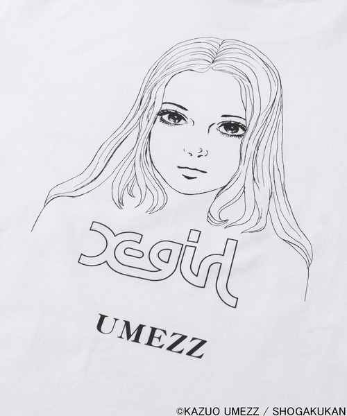 X-girl（エックスガール）の「X-girl × UMEZZ FACE S/S TEE（Tシャツ/カットソー・レディース・ホワイト・LARGE/MEDIUM）」の4枚目の写真