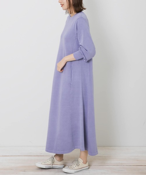 URBAN RESEARCH Sonny Label(アーバンリサーチサニーレーベル)の「ピグメントスェットワンピース(ワンピース・レディース・チャコールグレー/カーキ/ブルー・FREE)」の7枚目の写真