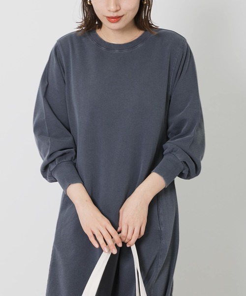 URBAN RESEARCH Sonny Label(アーバンリサーチサニーレーベル)の「ピグメントスェットワンピース(ワンピース・レディース・チャコールグレー/カーキ/ブルー・FREE)」の14枚目の写真