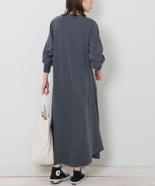 URBAN RESEARCH Sonny Label(アーバンリサーチサニーレーベル)の「ピグメントスェットワンピース(ワンピース・レディース・チャコールグレー/カーキ/ブルー・FREE)」の18枚目の写真