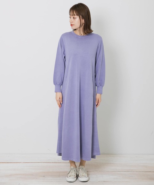 URBAN RESEARCH Sonny Label(アーバンリサーチサニーレーベル)の「ピグメントスェットワンピース(ワンピース・レディース・チャコールグレー/カーキ/ブルー・FREE)」の19枚目の写真