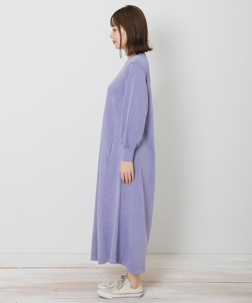 URBAN RESEARCH Sonny Label(アーバンリサーチサニーレーベル)の「ピグメントスェットワンピース(ワンピース・レディース・チャコールグレー/カーキ/ブルー・FREE)」の20枚目の写真