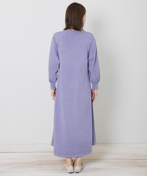 URBAN RESEARCH Sonny Label(アーバンリサーチサニーレーベル)の「ピグメントスェットワンピース(ワンピース・レディース・チャコールグレー/カーキ/ブルー・FREE)」の21枚目の写真