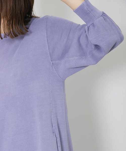 URBAN RESEARCH Sonny Label(アーバンリサーチサニーレーベル)の「ピグメントスェットワンピース(ワンピース・レディース・チャコールグレー/カーキ/ブルー・FREE)」の22枚目の写真