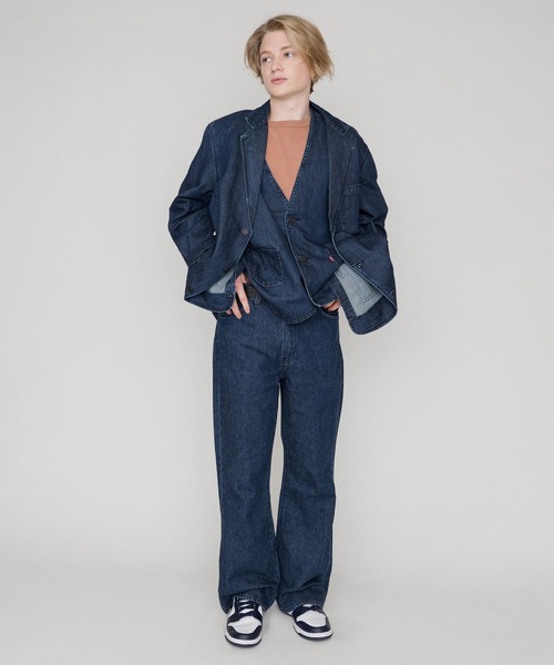 Levi's（リーバイス）の「SO HI SUIT JACKET PANATELA JACKET（テーラードジャケット・メンズ・インディゴブルー・S/M/L/XL）」の7枚目の写真