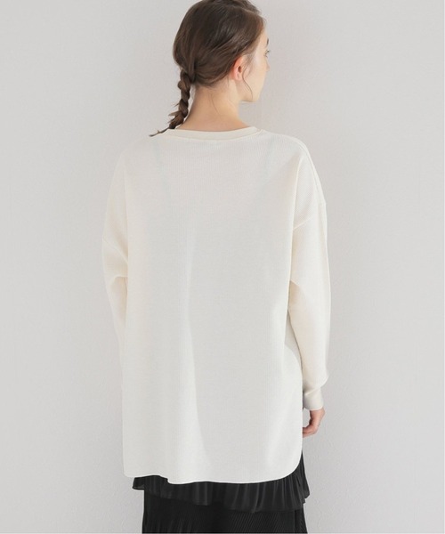 JOURNAL STANDARD relume（ジャーナルスタンダード　レリューム）の「TCワッフルオーバーサイズロングスリーブTシャツ◆（Tシャツ/カットソー・レディース・チャコールグレー/オートミール/ベージュ系その他・FREE）」の14枚目の写真