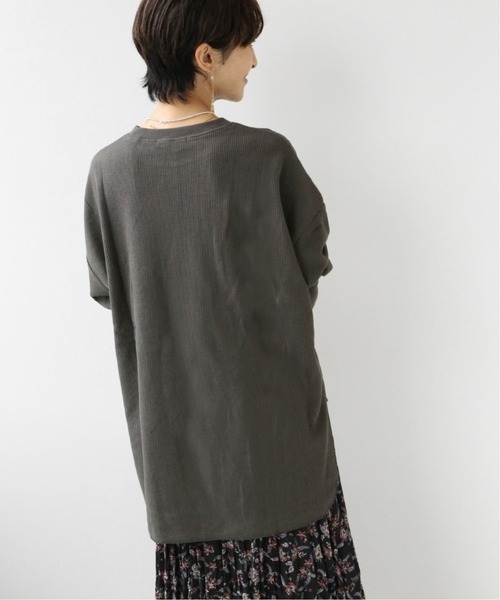 JOURNAL STANDARD relume（ジャーナルスタンダード　レリューム）の「TCワッフルオーバーサイズロングスリーブTシャツ◆（Tシャツ/カットソー・レディース・チャコールグレー/オートミール/ベージュ系その他・FREE）」の16枚目の写真