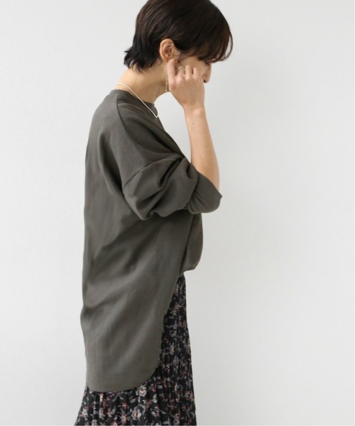 JOURNAL STANDARD relume（ジャーナルスタンダード　レリューム）の「TCワッフルオーバーサイズロングスリーブTシャツ◆（Tシャツ/カットソー・レディース・チャコールグレー/オートミール/ベージュ系その他・FREE）」の20枚目の写真