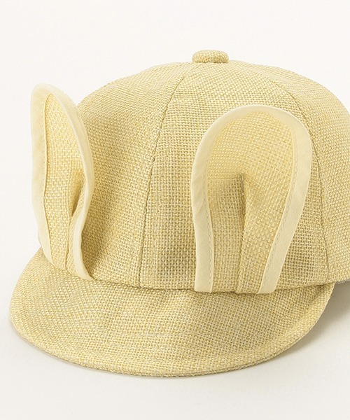 petit main（プティマイン）の「耳つきキャップ（キャップ・キッズ・アイボリー/ベージュ・48cm/46cm）」の7枚目の写真