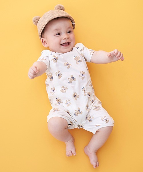 petit main（プティマイン）の「耳つきキャップ（キャップ・キッズ・アイボリー/ベージュ・48cm/46cm）」の17枚目の写真