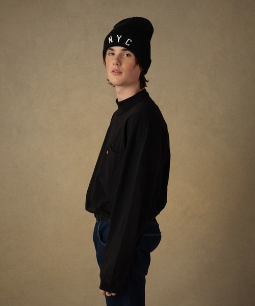 Levi's(リーバイス)の「Levi's(R) RED モックネック ロングスリーブカットソー CAVIAR(Tシャツ/カットソー・メンズ・ブラック・L/XL/S/M)」の3枚目の写真
