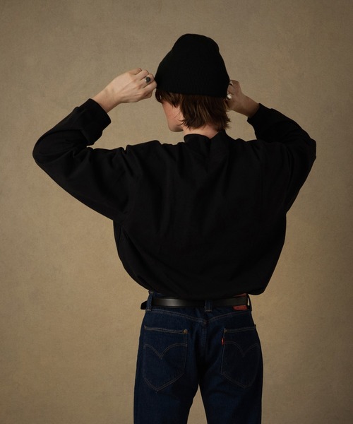 Levi's(リーバイス)の「Levi's(R) RED モックネック ロングスリーブカットソー CAVIAR(Tシャツ/カットソー・メンズ・ブラック・L/XL/S/M)」の4枚目の写真