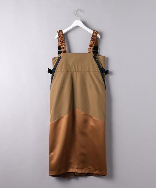 Sacai（サカイ）の「＜sacai（サカイ）＞グログラン ミックス ワンピース BEIGE ■■■（ワンピース・レディース・ベージュ・1）」の2枚目の写真