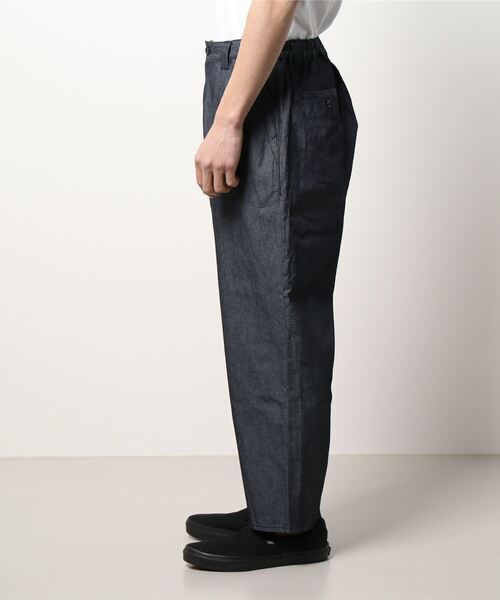 BROOKLYN OVERALL（ブルックリンオーバーオール）の「2タックパンツ（デニムパンツ・メンズ・ネイビー・MEDIUM/LARGE）」の2枚目の写真