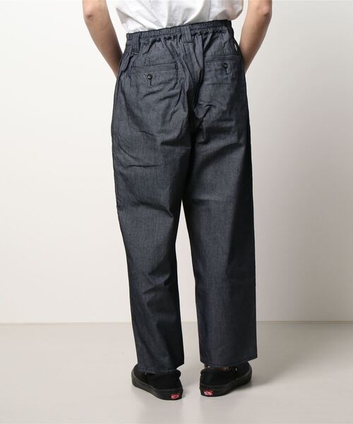 BROOKLYN OVERALL（ブルックリンオーバーオール）の「2タックパンツ（デニムパンツ・メンズ・ネイビー・MEDIUM/LARGE）」の3枚目の写真