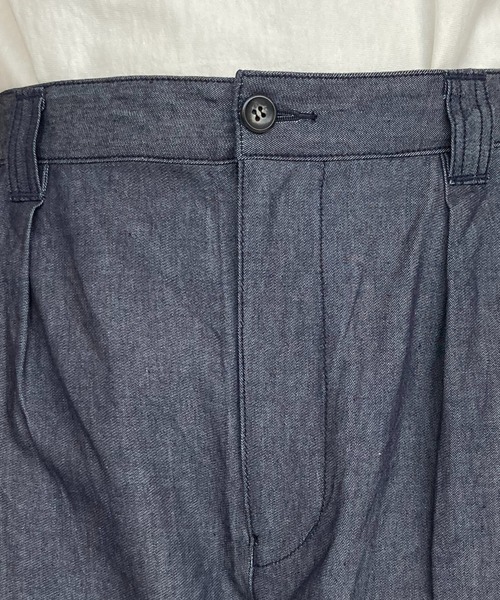 BROOKLYN OVERALL（ブルックリンオーバーオール）の「2タックパンツ（デニムパンツ・メンズ・ネイビー・MEDIUM/LARGE）」の5枚目の写真