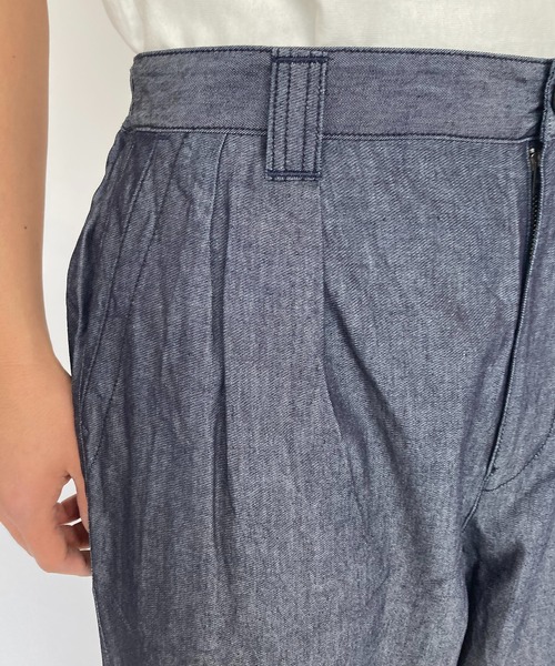 BROOKLYN OVERALL（ブルックリンオーバーオール）の「2タックパンツ（デニムパンツ・メンズ・ネイビー・MEDIUM/LARGE）」の6枚目の写真