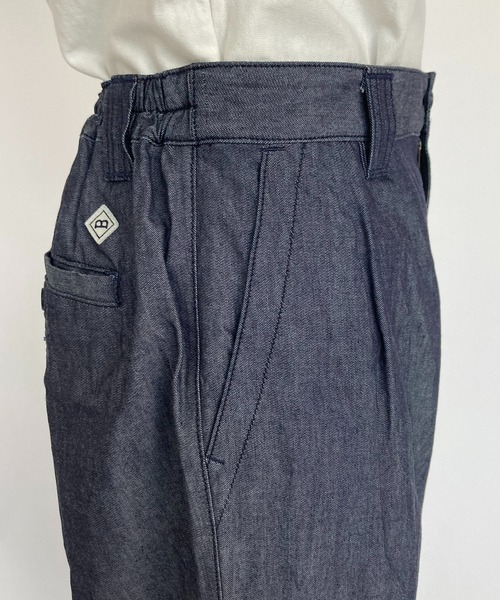 BROOKLYN OVERALL（ブルックリンオーバーオール）の「2タックパンツ（デニムパンツ・メンズ・ネイビー・MEDIUM/LARGE）」の7枚目の写真