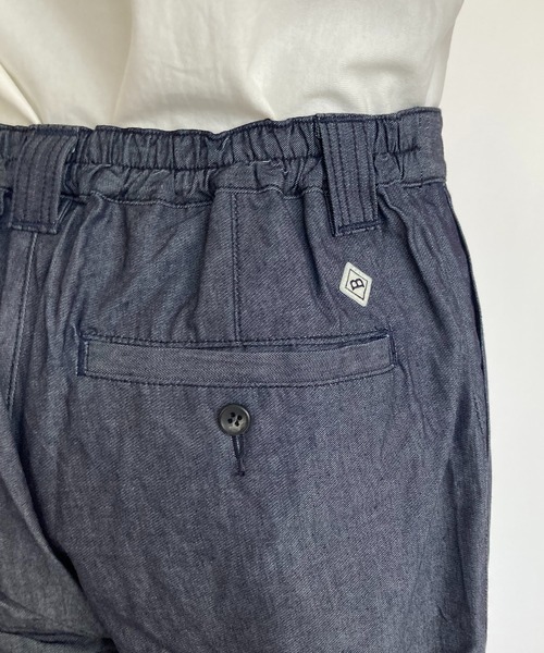 BROOKLYN OVERALL（ブルックリンオーバーオール）の「2タックパンツ（デニムパンツ・メンズ・ネイビー・MEDIUM/LARGE）」の8枚目の写真
