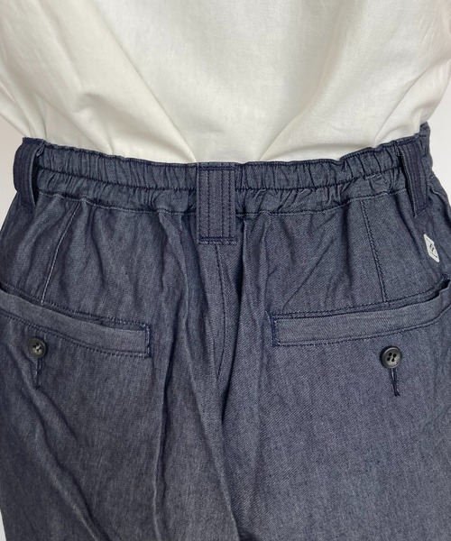 BROOKLYN OVERALL（ブルックリンオーバーオール）の「2タックパンツ（デニムパンツ・メンズ・ネイビー・MEDIUM/LARGE）」の9枚目の写真
