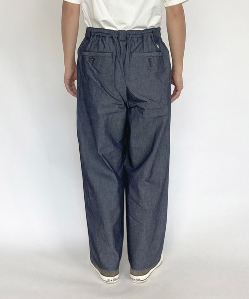 BROOKLYN OVERALL（ブルックリンオーバーオール）の「2タックパンツ（デニムパンツ・メンズ・ネイビー・MEDIUM/LARGE）」の14枚目の写真