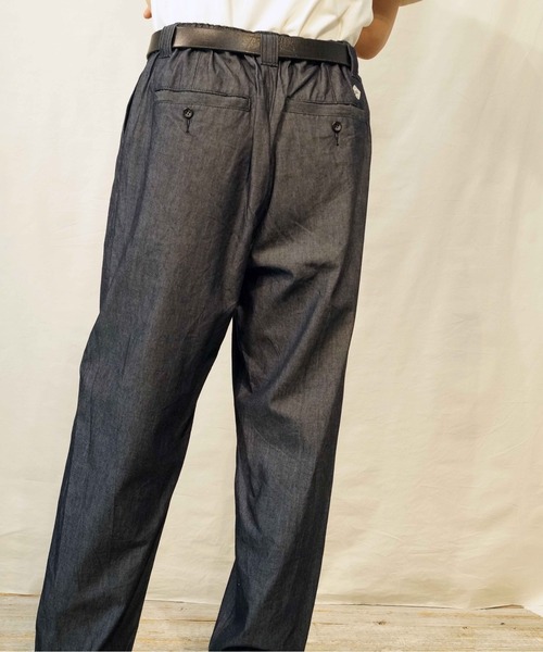 BROOKLYN OVERALL（ブルックリンオーバーオール）の「2タックパンツ（デニムパンツ・メンズ・ネイビー・MEDIUM/LARGE）」の17枚目の写真