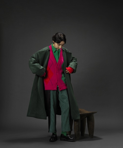 ear PAPILLONNER（イアパピヨネ）の「"SUM1 STYLE（スミ スタイル）" 切り替えパンツ（その他パンツ・レディース・スカイブルー/ブラック/ホワイト/グリーン/ブラック系その他/ブルー・FREE）」の11枚目の写真