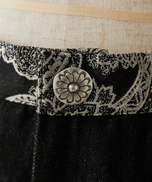 ear PAPILLONNER（イアパピヨネ）の「"SUM1 STYLE（スミ スタイル）" 切り替えパンツ（その他パンツ・レディース・スカイブルー/ブラック/ホワイト/グリーン/ブラック系その他/ブルー・FREE）」の21枚目の写真