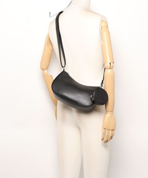 Right-on（ライトオン）の「【HONEYSUCKLE ROSE】コインケース付きショルダー（ショルダーバッグ・レディース・ブラック/オフホワイト・フリー）」の4枚目の写真