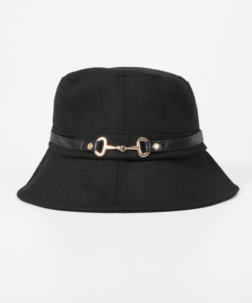 Julia Boutique(ジュリアブティック)の「ビット付きバケットハット/22135(ハット・レディース・ホワイト/ブラック・ONE)」の9枚目の写真