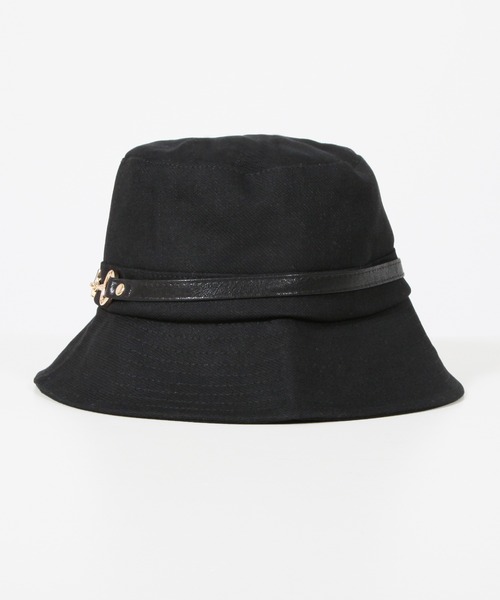 Julia Boutique(ジュリアブティック)の「ビット付きバケットハット/22135(ハット・レディース・ホワイト/ブラック・ONE)」の10枚目の写真