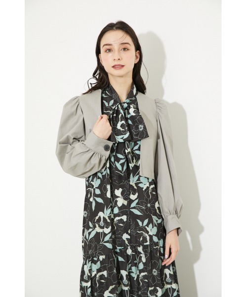 rienda(リエンダ)の「3WAYトレンチコート(トレンチコート・レディース・ライトグレー/アイボリー/ダークブルー・SMALL/MEDIUM)」の5枚目の写真