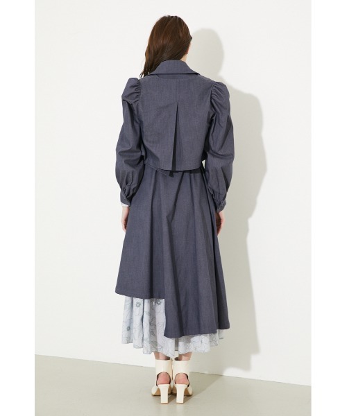 rienda(リエンダ)の「3WAYトレンチコート(トレンチコート・レディース・ライトグレー/アイボリー/ダークブルー・SMALL/MEDIUM)」の8枚目の写真
