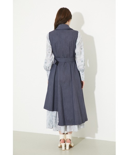 rienda(リエンダ)の「3WAYトレンチコート(トレンチコート・レディース・ライトグレー/アイボリー/ダークブルー・SMALL/MEDIUM)」の13枚目の写真