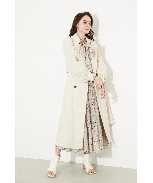 rienda(リエンダ)の「3WAYトレンチコート(トレンチコート・レディース・ライトグレー/アイボリー/ダークブルー・SMALL/MEDIUM)」の20枚目の写真