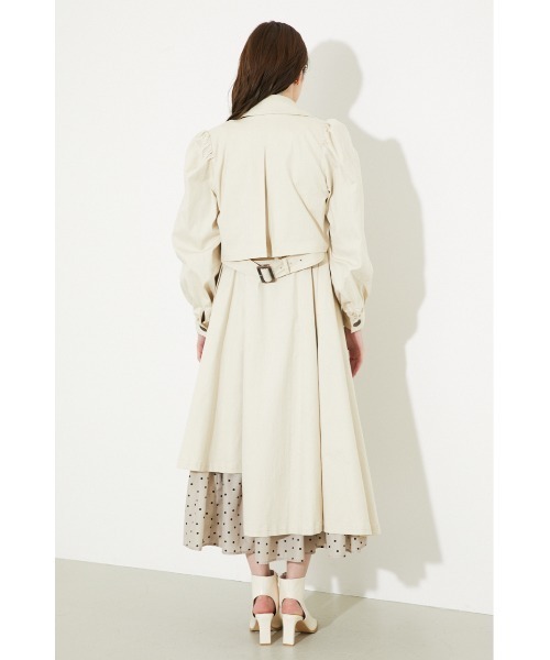rienda(リエンダ)の「3WAYトレンチコート(トレンチコート・レディース・ライトグレー/アイボリー/ダークブルー・SMALL/MEDIUM)」の22枚目の写真