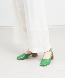 PICHE ABAHOUSE | オブリークトゥストラップヒールサンダル(サンダル)