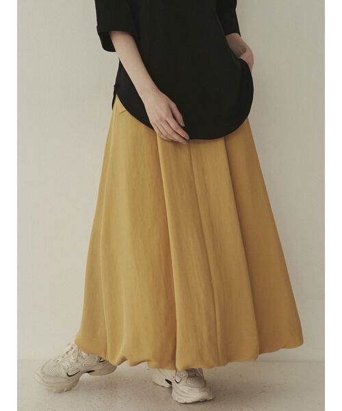 COTORICA(コトリカ)の「カラーバルーンスカート(スカート・レディース・ベージュ/イエロー/ブルー・SMALL/MEDIUM)」の3枚目の写真