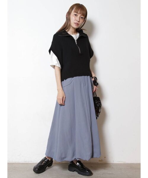 COTORICA(コトリカ)の「カラーバルーンスカート(スカート・レディース・ベージュ/イエロー/ブルー・SMALL/MEDIUM)」の14枚目の写真