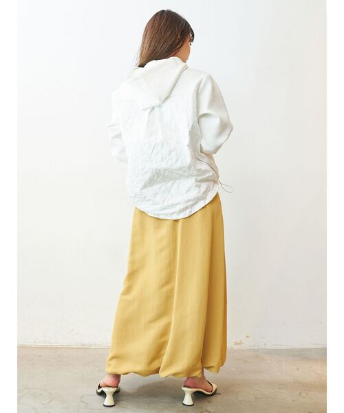 COTORICA(コトリカ)の「カラーバルーンスカート(スカート・レディース・ベージュ/イエロー/ブルー・SMALL/MEDIUM)」の10枚目の写真