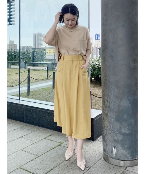 COTORICA(コトリカ)の「カラーバルーンスカート(スカート・レディース・ベージュ/イエロー/ブルー・SMALL/MEDIUM)」の7枚目の写真