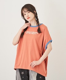 CUBE SUGAR（キューブシュガー）の「速乾ドライMVSドルマンスリーブロゴリンガーTシャツ（Tシャツ/カットソー）」