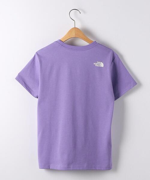 THE NORTH FACE（ザノースフェイス）の「＜THE NORTH FACE（ザノースフェイス）＞TJ  ショートスリーブ スクエアロゴT140cm-150cm◆（Tシャツ/カットソー・キッズ・ホワイト/ブラック/ライラック・140cm/150cm）」の4枚目の写真