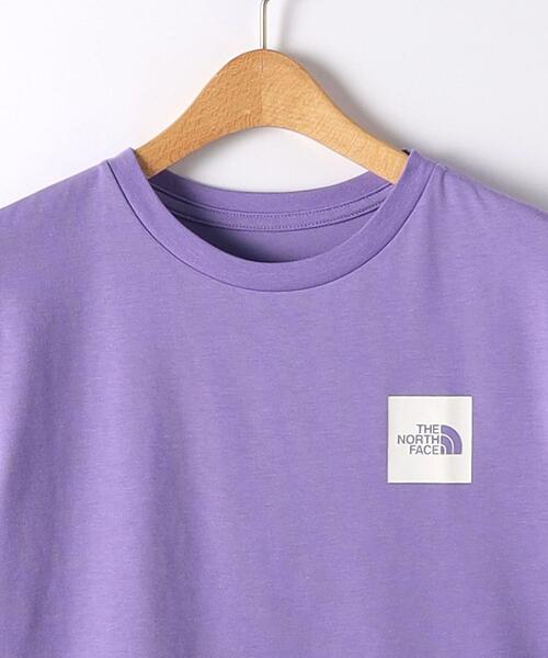 THE NORTH FACE（ザノースフェイス）の「＜THE NORTH FACE（ザノースフェイス）＞TJ  ショートスリーブ スクエアロゴT140cm-150cm◆（Tシャツ/カットソー・キッズ・ホワイト/ブラック/ライラック・140cm/150cm）」の5枚目の写真