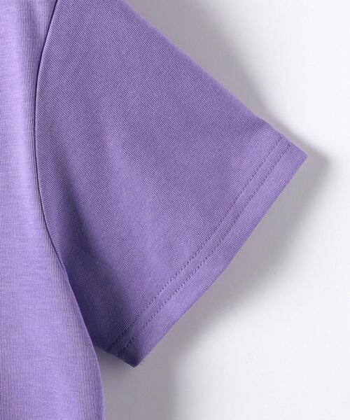 THE NORTH FACE（ザノースフェイス）の「＜THE NORTH FACE（ザノースフェイス）＞TJ  ショートスリーブ スクエアロゴT140cm-150cm◆（Tシャツ/カットソー・キッズ・ホワイト/ブラック/ライラック・140cm/150cm）」の6枚目の写真